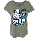 T-Shirts Venetian Grey / X-Small Snowtrooper Triblend Dolman Sleeve