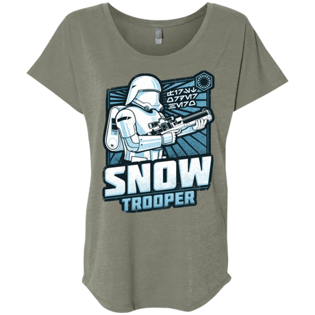 T-Shirts Venetian Grey / X-Small Snowtrooper Triblend Dolman Sleeve