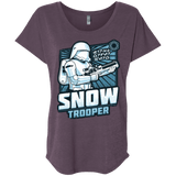 T-Shirts Vintage Purple / X-Small Snowtrooper Triblend Dolman Sleeve