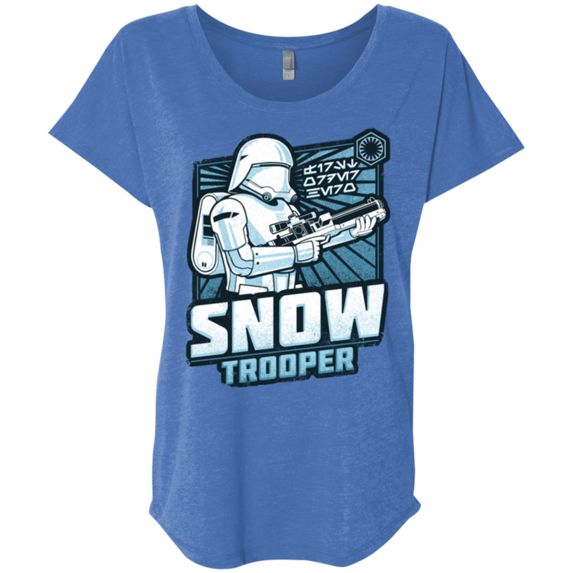 T-Shirts Vintage Royal / X-Small Snowtrooper Triblend Dolman Sleeve