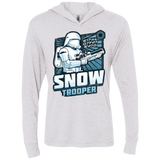 T-Shirts Heather White / X-Small Snowtrooper Triblend Long Sleeve Hoodie Tee
