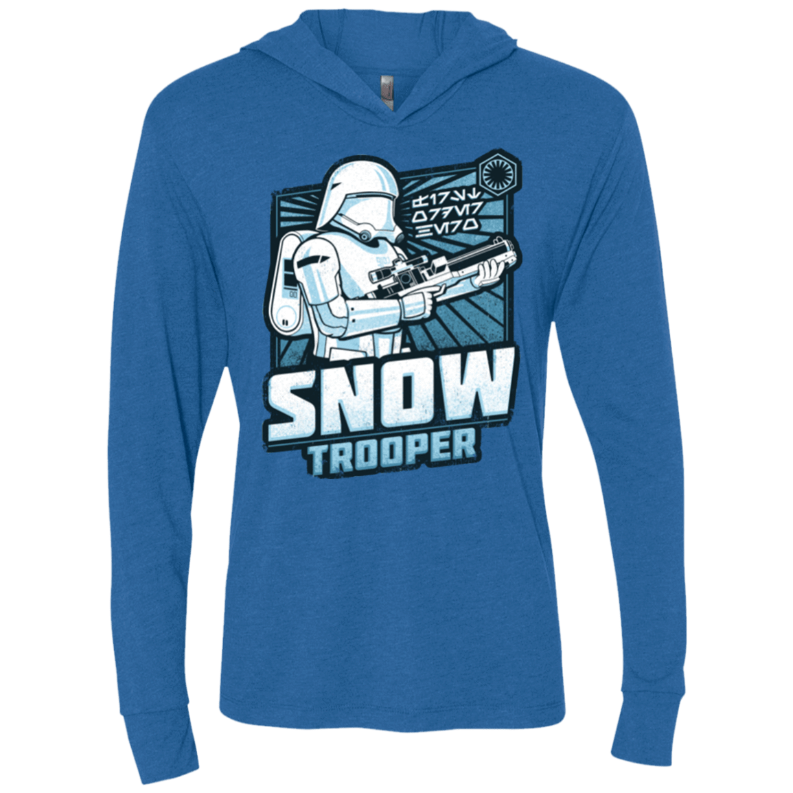 T-Shirts Vintage Royal / X-Small Snowtrooper Triblend Long Sleeve Hoodie Tee
