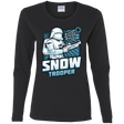 T-Shirts Black / S Snowtrooper Women's Long Sleeve T-Shirt