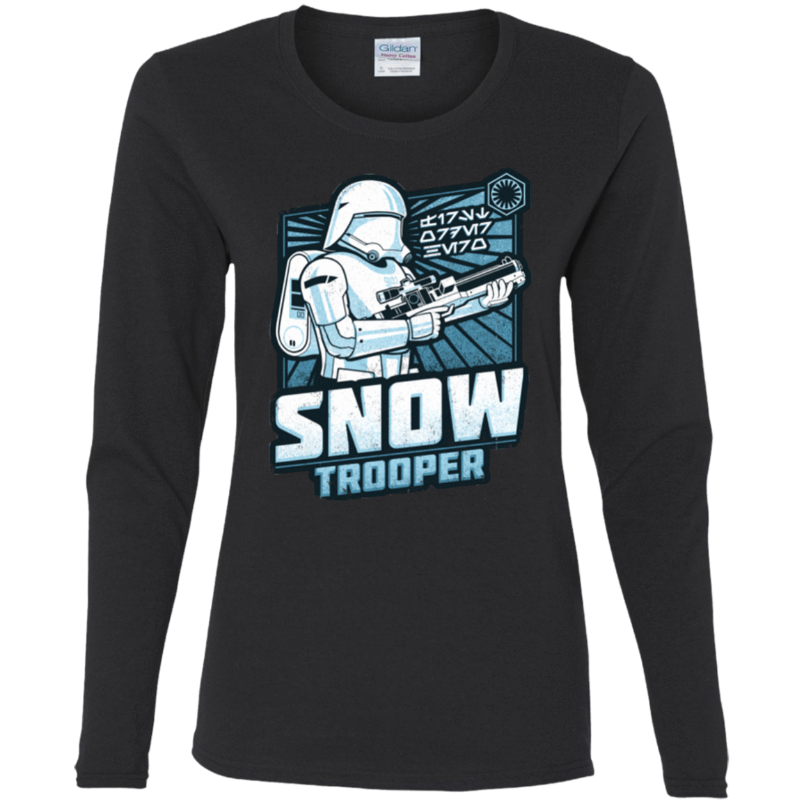 T-Shirts Black / S Snowtrooper Women's Long Sleeve T-Shirt