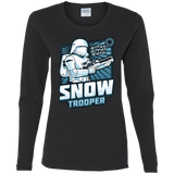 T-Shirts Black / S Snowtrooper Women's Long Sleeve T-Shirt