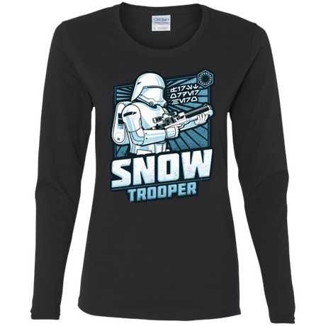 T-Shirts Black / S Snowtrooper Women's Long Sleeve T-Shirt