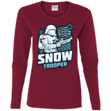 T-Shirts Cardinal / S Snowtrooper Women's Long Sleeve T-Shirt