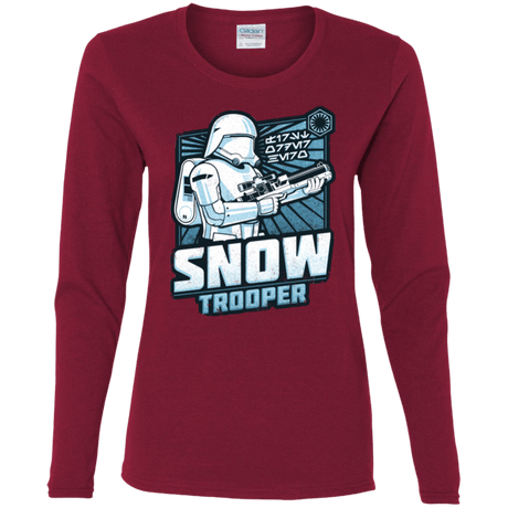 T-Shirts Cardinal / S Snowtrooper Women's Long Sleeve T-Shirt