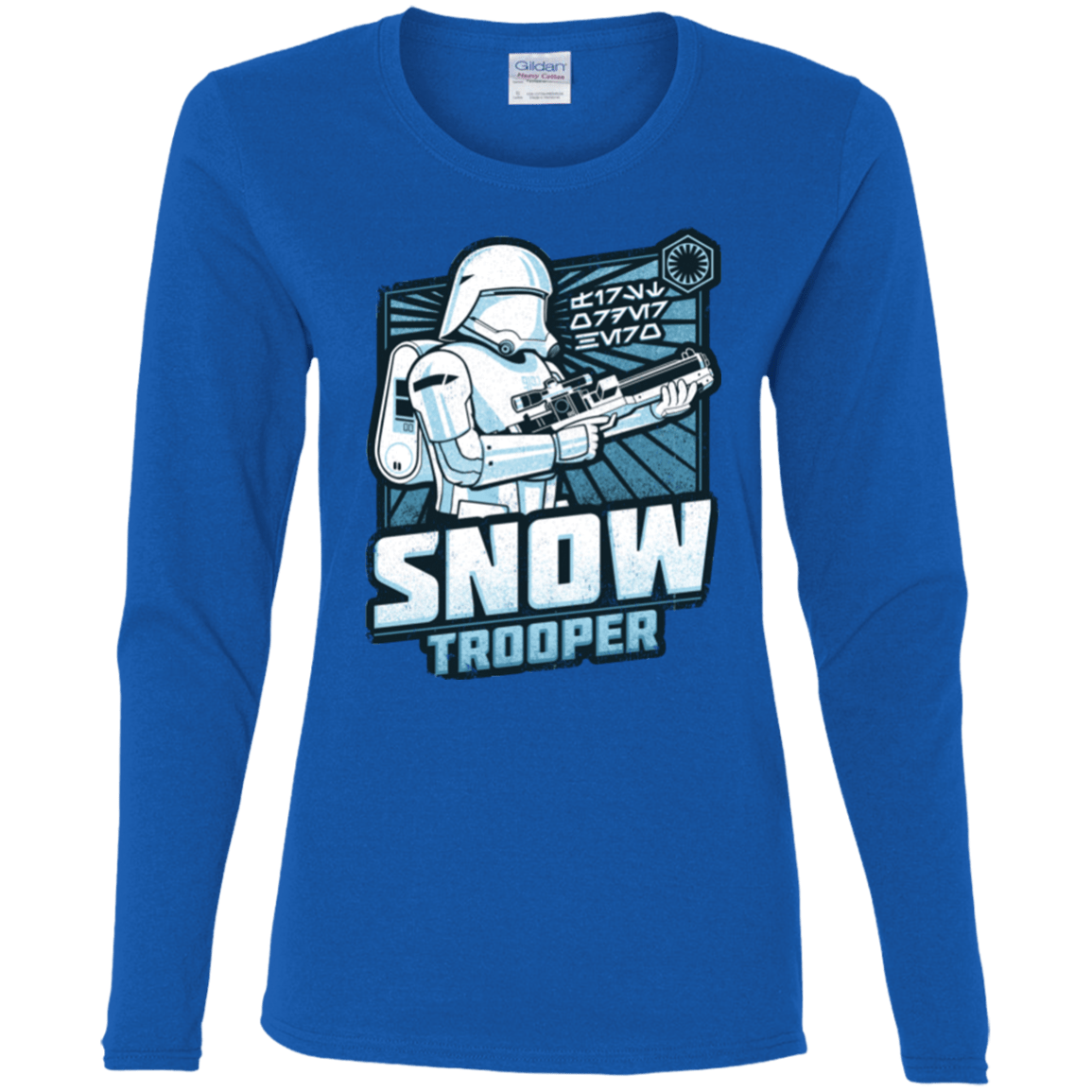 T-Shirts Royal / S Snowtrooper Women's Long Sleeve T-Shirt