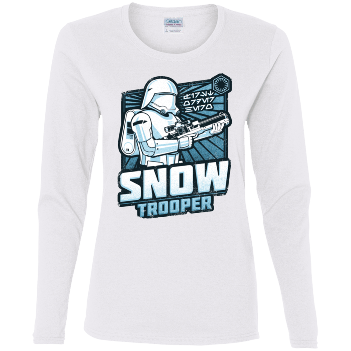 T-Shirts White / S Snowtrooper Women's Long Sleeve T-Shirt