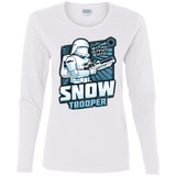 T-Shirts White / S Snowtrooper Women's Long Sleeve T-Shirt