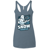 T-Shirts Indigo / X-Small Snowtrooper Women's Triblend Racerback Tank