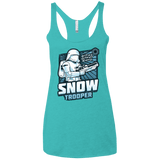 T-Shirts Tahiti Blue / X-Small Snowtrooper Women's Triblend Racerback Tank