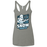 T-Shirts Venetian Grey / X-Small Snowtrooper Women's Triblend Racerback Tank