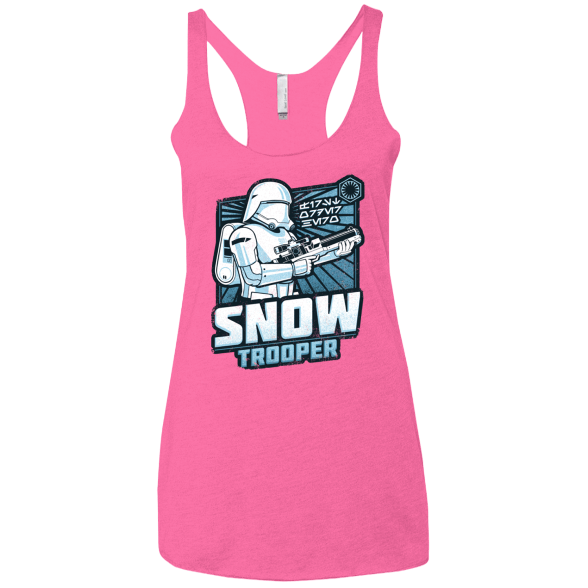 T-Shirts Vintage Pink / X-Small Snowtrooper Women's Triblend Racerback Tank