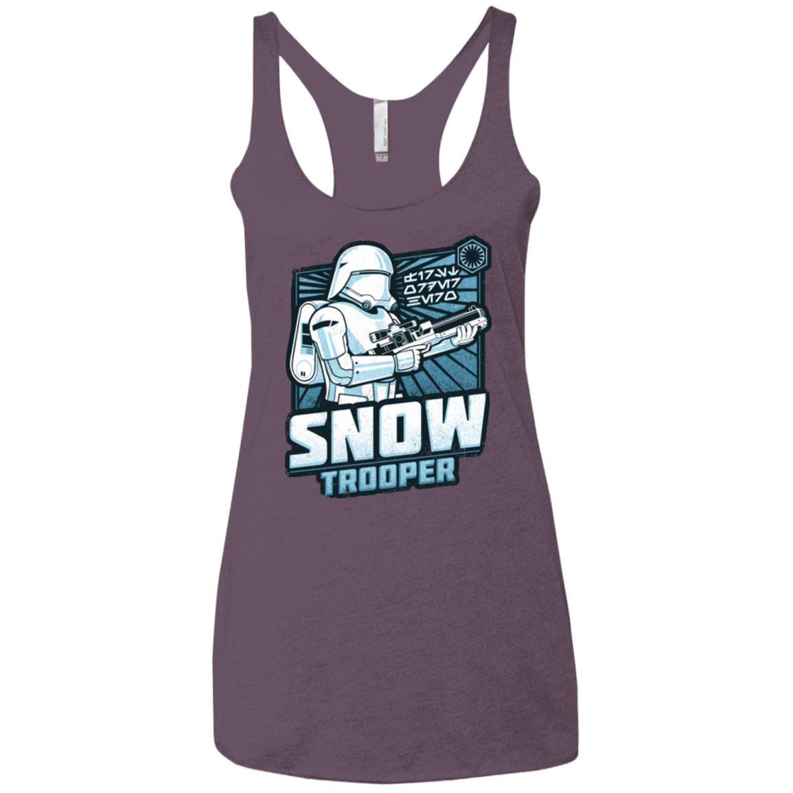 T-Shirts Vintage Purple / X-Small Snowtrooper Women's Triblend Racerback Tank