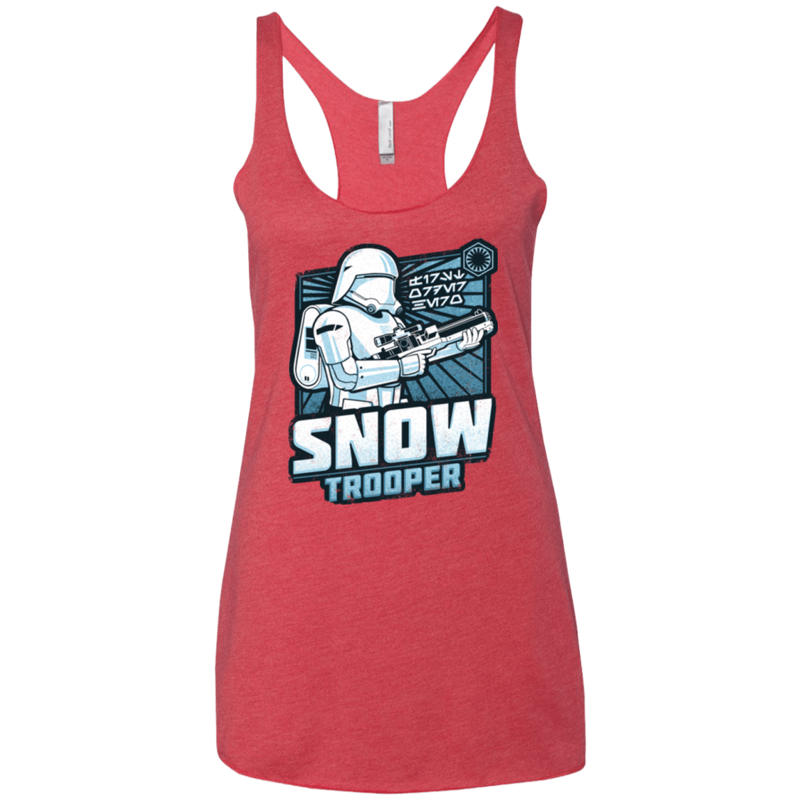 T-Shirts Vintage Red / X-Small Snowtrooper Women's Triblend Racerback Tank