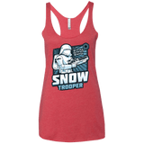 T-Shirts Vintage Red / X-Small Snowtrooper Women's Triblend Racerback Tank