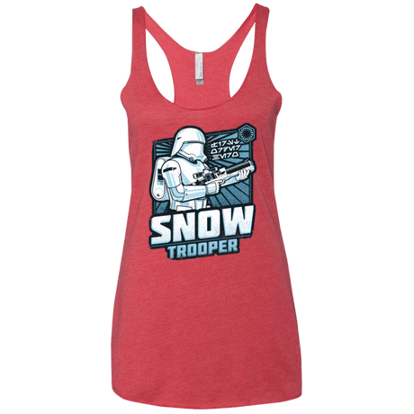T-Shirts Vintage Red / X-Small Snowtrooper Women's Triblend Racerback Tank