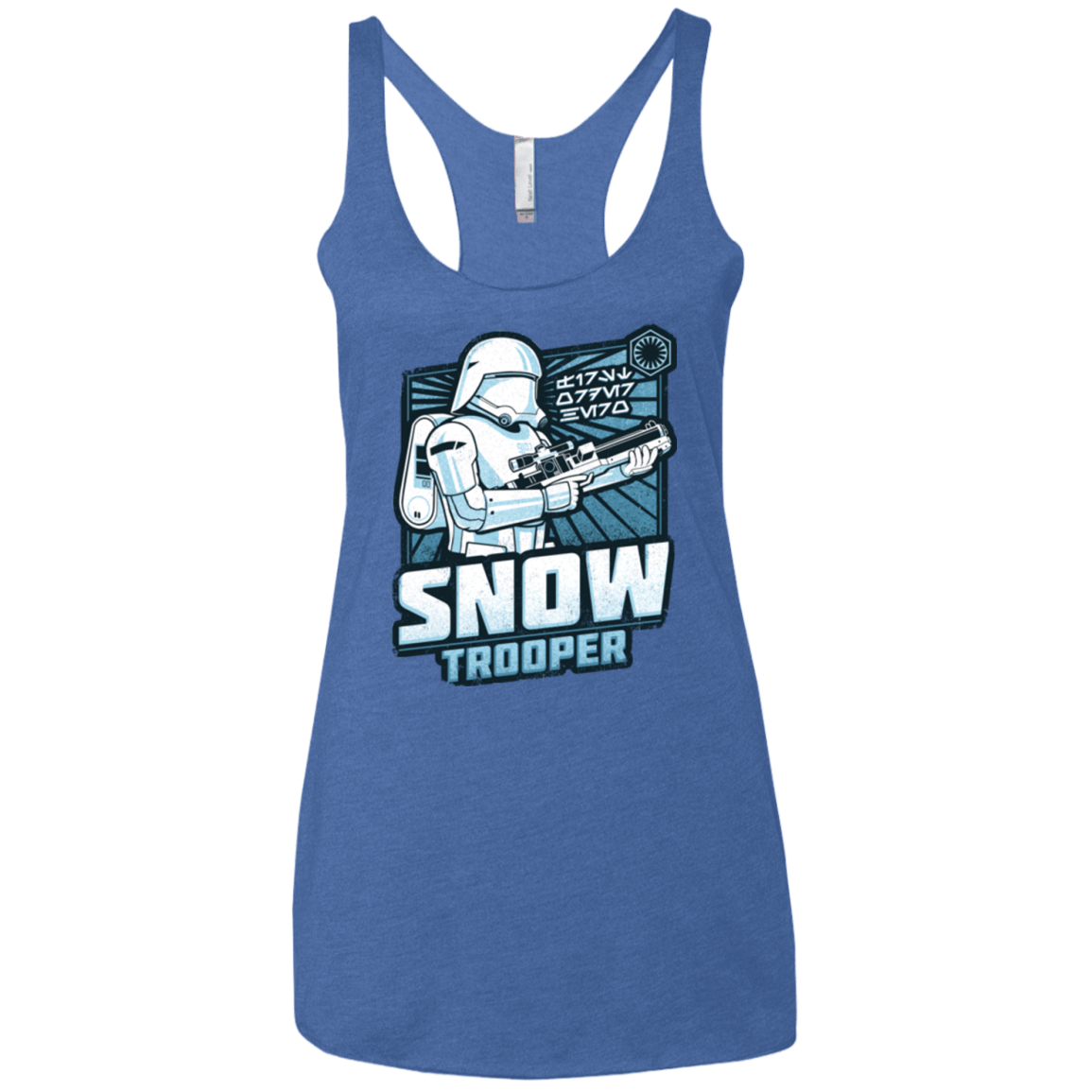 T-Shirts Vintage Royal / X-Small Snowtrooper Women's Triblend Racerback Tank