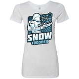 T-Shirts Heather White / S Snowtrooper Women's Triblend T-Shirt