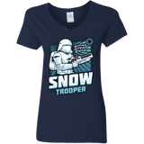 T-Shirts Navy / S Snowtrooper Women's V-Neck T-Shirt