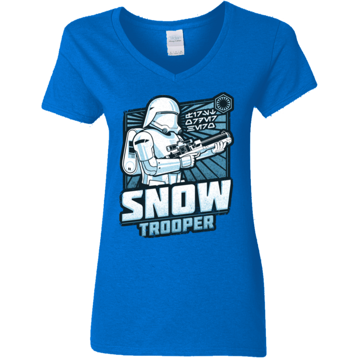 T-Shirts Royal / S Snowtrooper Women's V-Neck T-Shirt