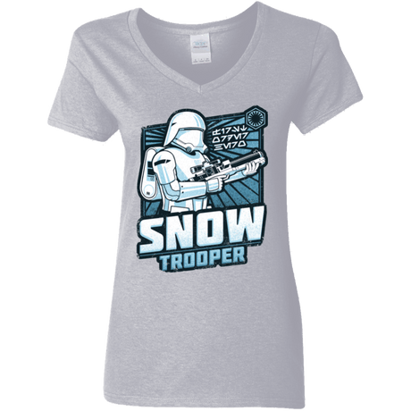 T-Shirts Sport Grey / S Snowtrooper Women's V-Neck T-Shirt