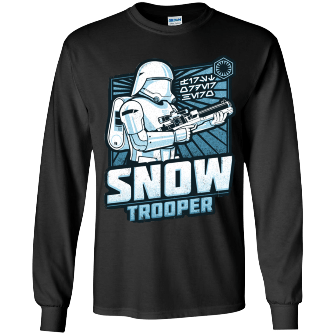 T-Shirts Black / YS Snowtrooper Youth Long Sleeve T-Shirt