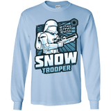T-Shirts Light Blue / YS Snowtrooper Youth Long Sleeve T-Shirt