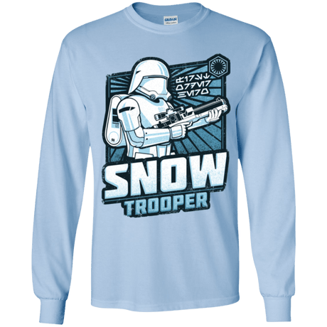 T-Shirts Light Blue / YS Snowtrooper Youth Long Sleeve T-Shirt