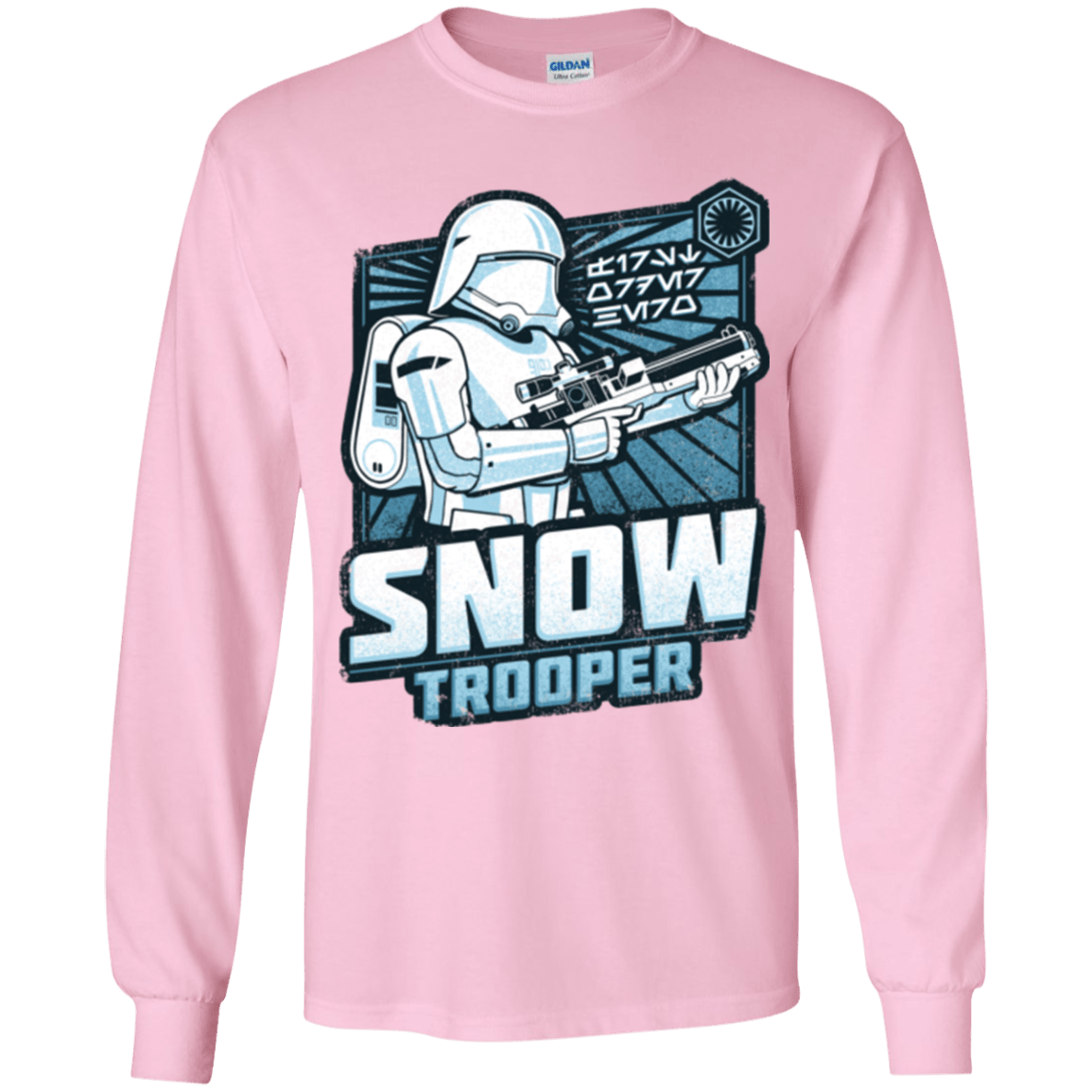 T-Shirts Light Pink / YS Snowtrooper Youth Long Sleeve T-Shirt