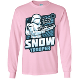 T-Shirts Light Pink / YS Snowtrooper Youth Long Sleeve T-Shirt