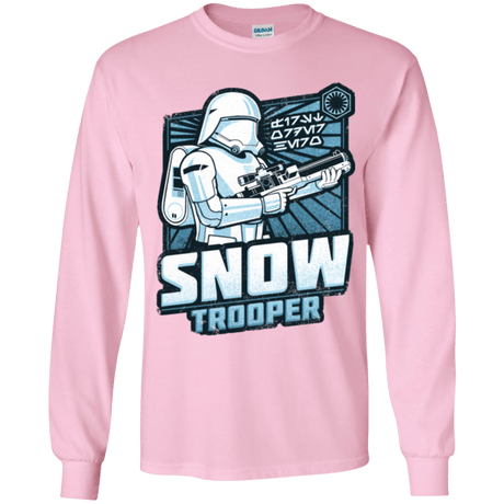 T-Shirts Light Pink / YS Snowtrooper Youth Long Sleeve T-Shirt