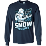 T-Shirts Navy / YS Snowtrooper Youth Long Sleeve T-Shirt