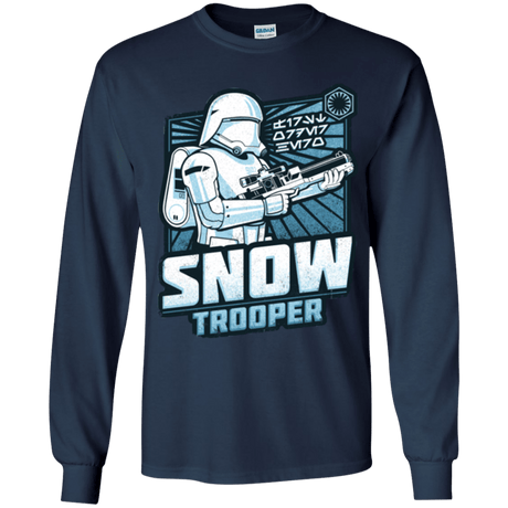 T-Shirts Navy / YS Snowtrooper Youth Long Sleeve T-Shirt