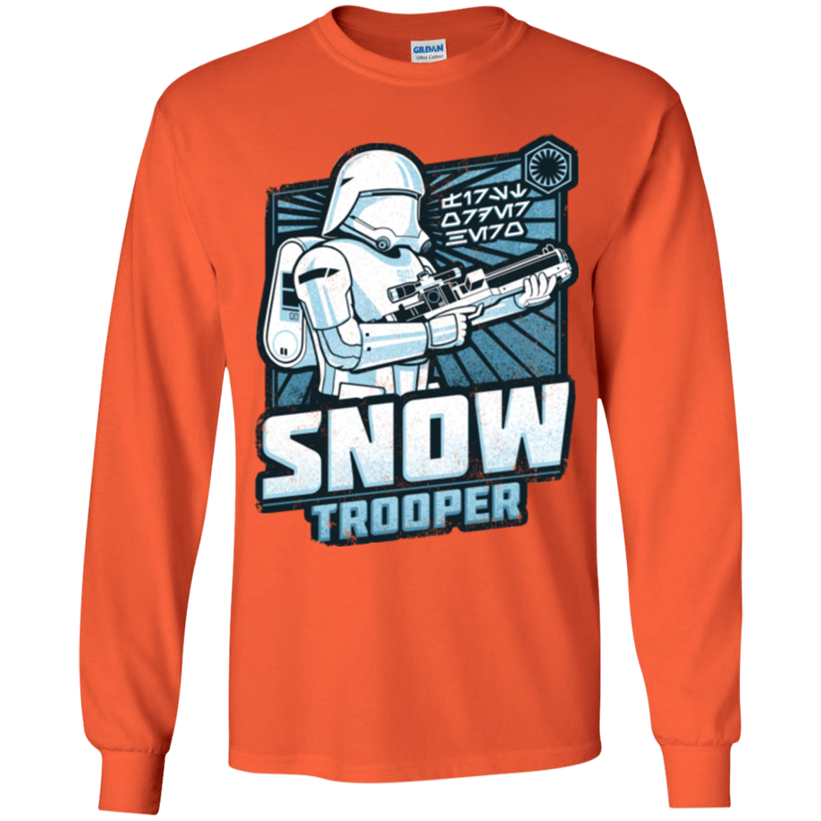 T-Shirts Orange / YS Snowtrooper Youth Long Sleeve T-Shirt