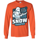 T-Shirts Orange / YS Snowtrooper Youth Long Sleeve T-Shirt