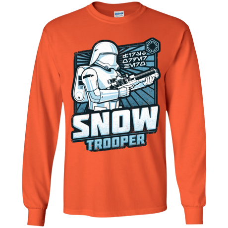 T-Shirts Orange / YS Snowtrooper Youth Long Sleeve T-Shirt