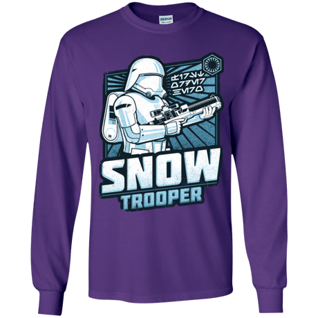 T-Shirts Purple / YS Snowtrooper Youth Long Sleeve T-Shirt
