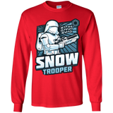 T-Shirts Red / YS Snowtrooper Youth Long Sleeve T-Shirt