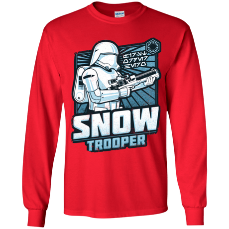 T-Shirts Red / YS Snowtrooper Youth Long Sleeve T-Shirt