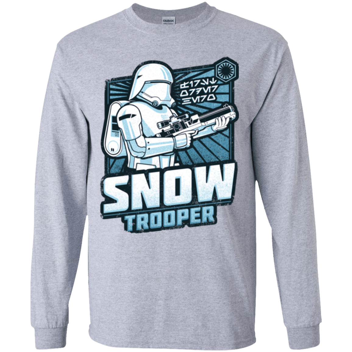 T-Shirts Sport Grey / YS Snowtrooper Youth Long Sleeve T-Shirt
