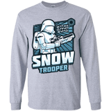 T-Shirts Sport Grey / YS Snowtrooper Youth Long Sleeve T-Shirt