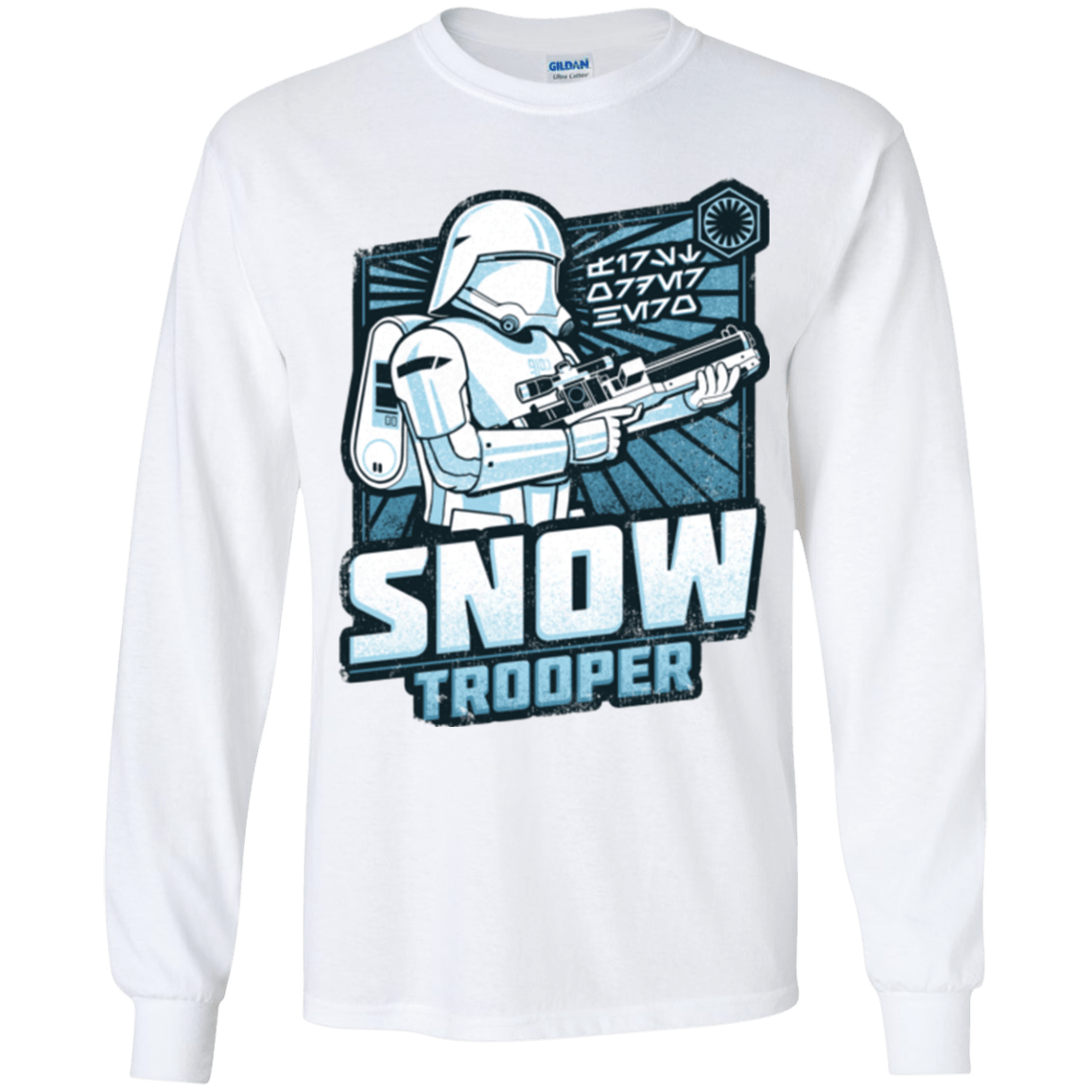 T-Shirts White / YS Snowtrooper Youth Long Sleeve T-Shirt