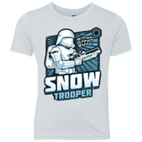 T-Shirts Heather White / YXS Snowtrooper Youth Triblend T-Shirt