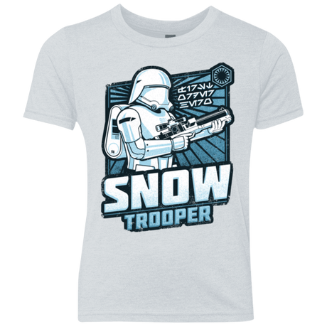 T-Shirts Heather White / YXS Snowtrooper Youth Triblend T-Shirt