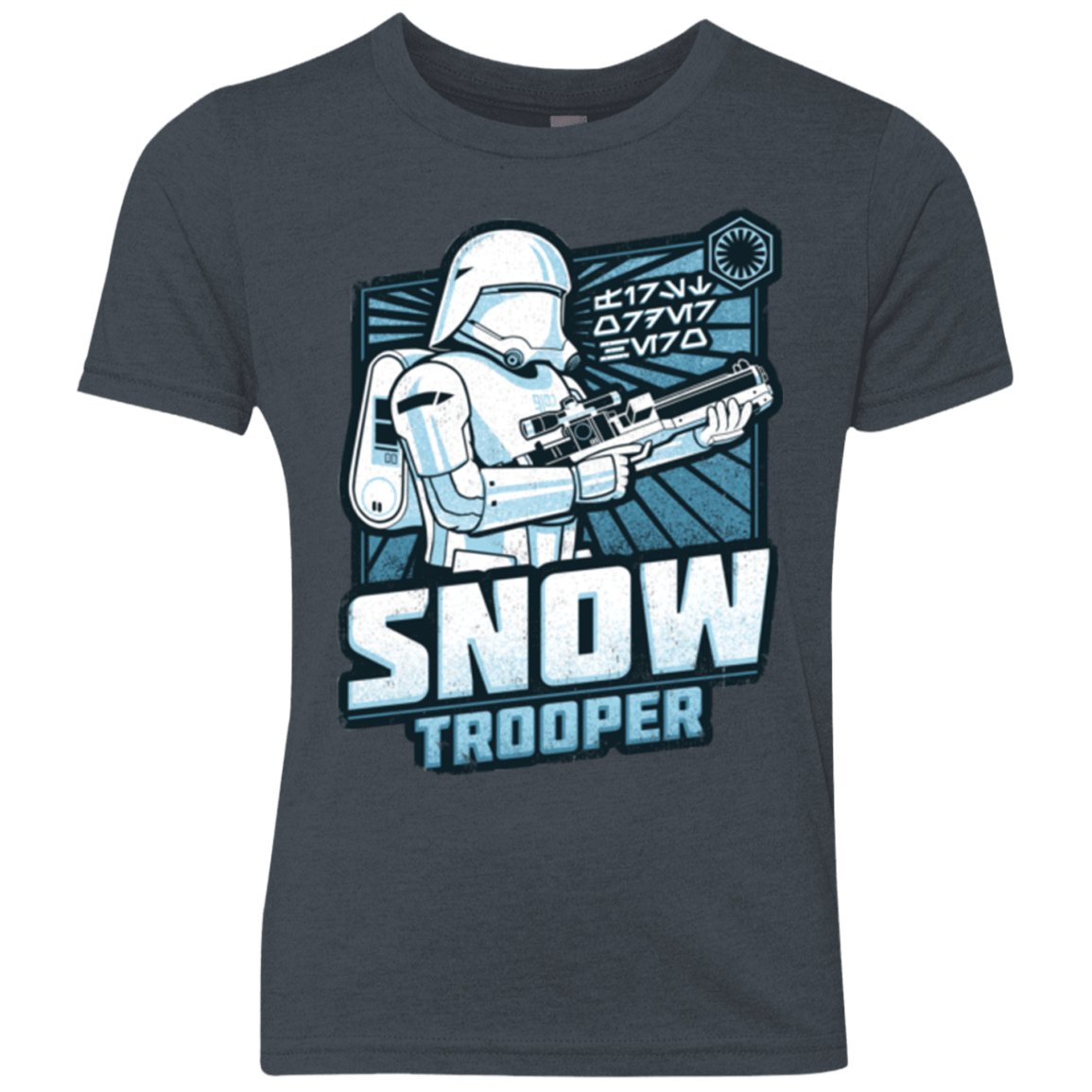 T-Shirts Vintage Navy / YXS Snowtrooper Youth Triblend T-Shirt