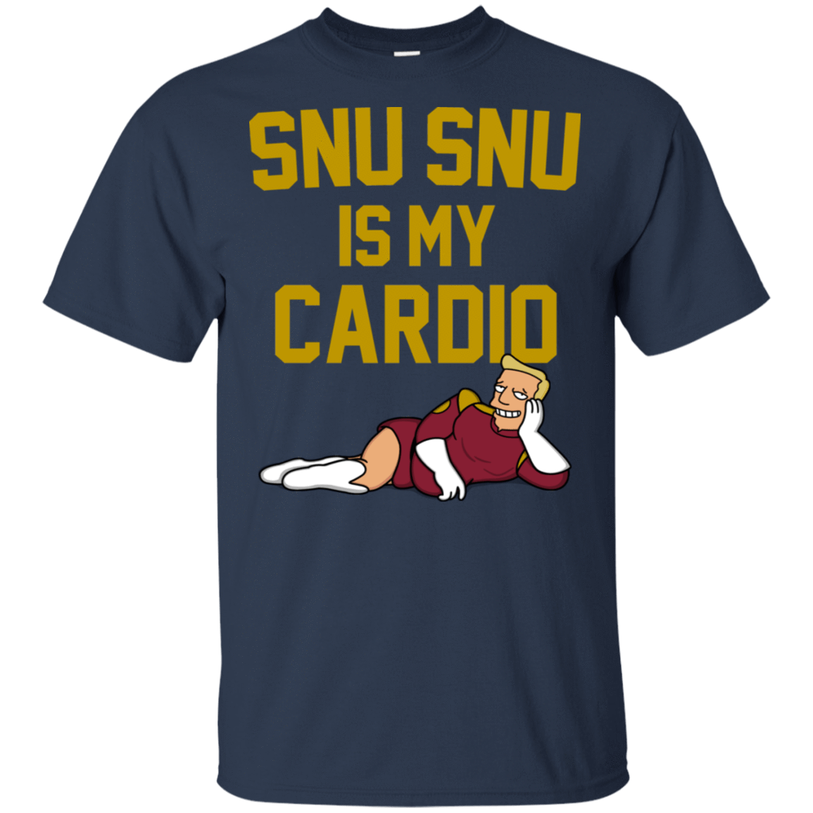 T-Shirts Navy / S Snu Snu is my Cardio T-Shirt