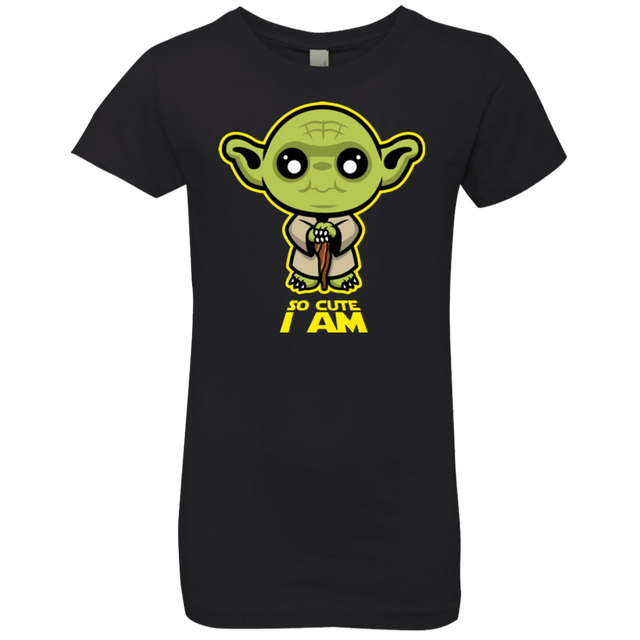 T-Shirts Black / YXS So Cute I Am Girls Premium T-Shirt